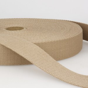 taupe webbing25mm